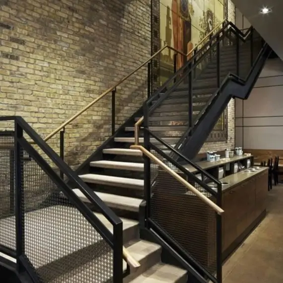 Ограждение металлическое лофт 4