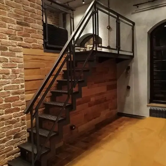 Ограждения из металла лофт 5